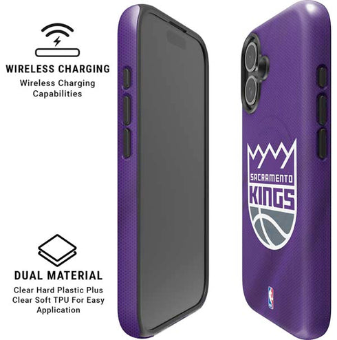 NBA Sacramento Kings Jersey iPhone 16 Plus Magsafe Impact Case